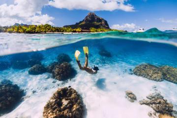 Ganztägige Tour mit dem Katamaran zu Mauritius' nördlichen Inseln thumbnail