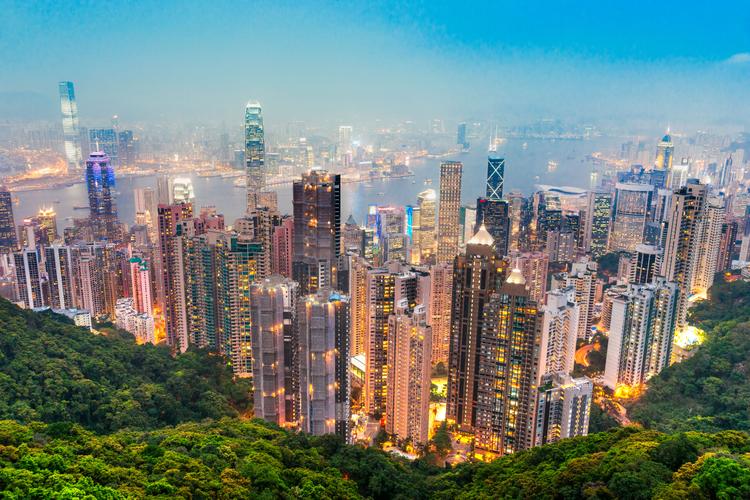 Lichtermeer: Funkelndes Hongkong