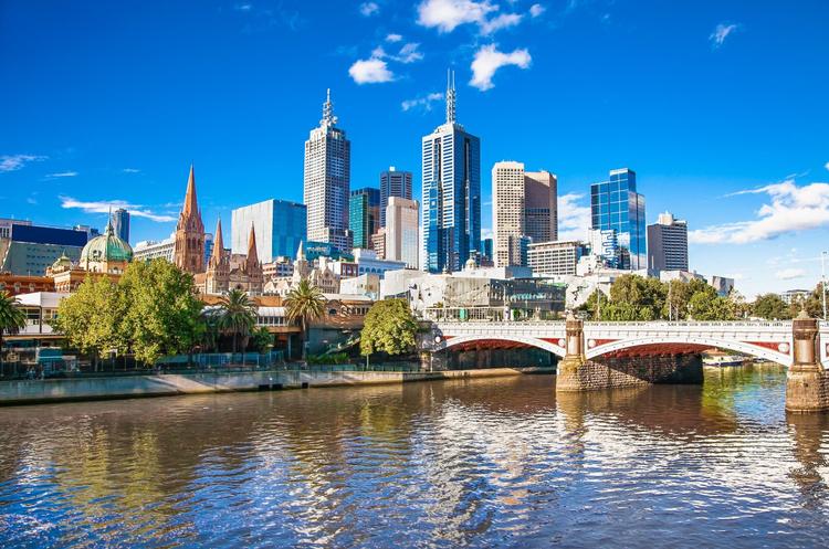 Magic Melbourne: City am Yarra River