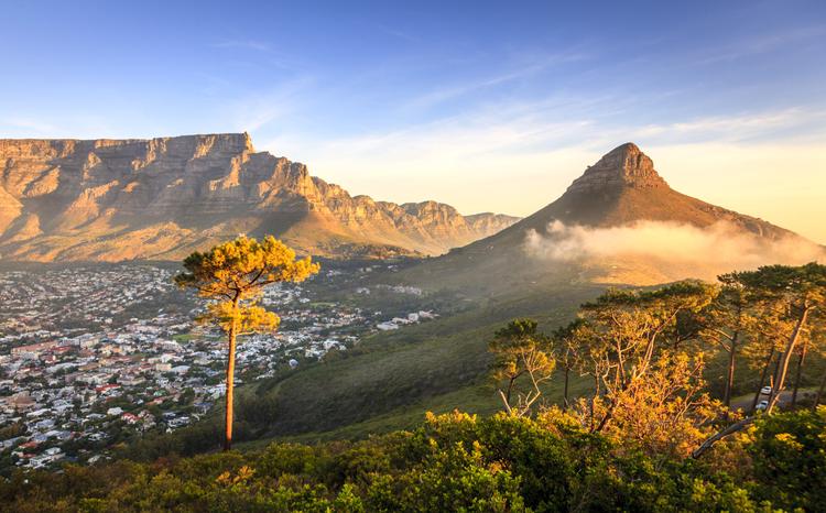 Wow: Ausblick auf den Tafelberg