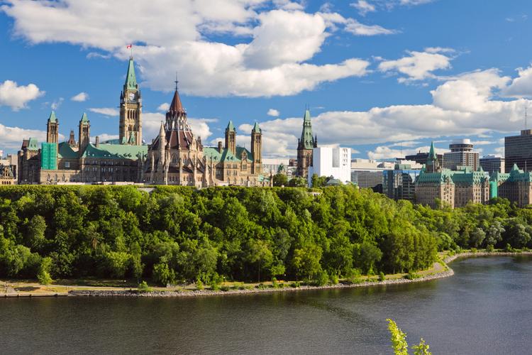 Parliament Hill in Ottawa, Kanada