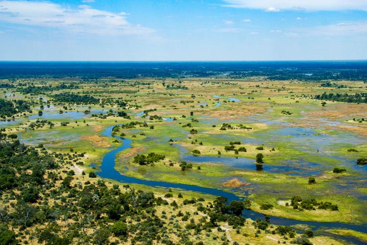 Botswana: Okavango von oben!