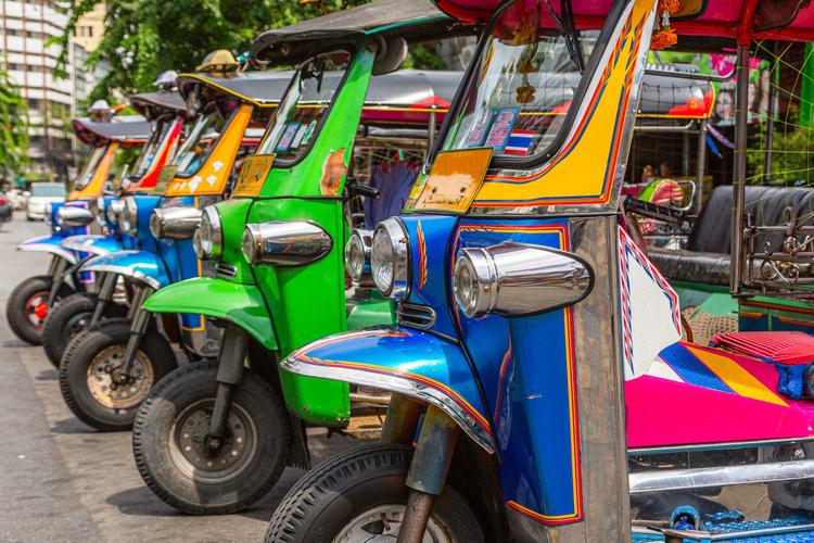 Colorful: Tuk Tuking around Thailand