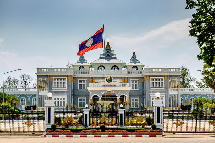 Hingucker: Präsidentenpalast Vientiane