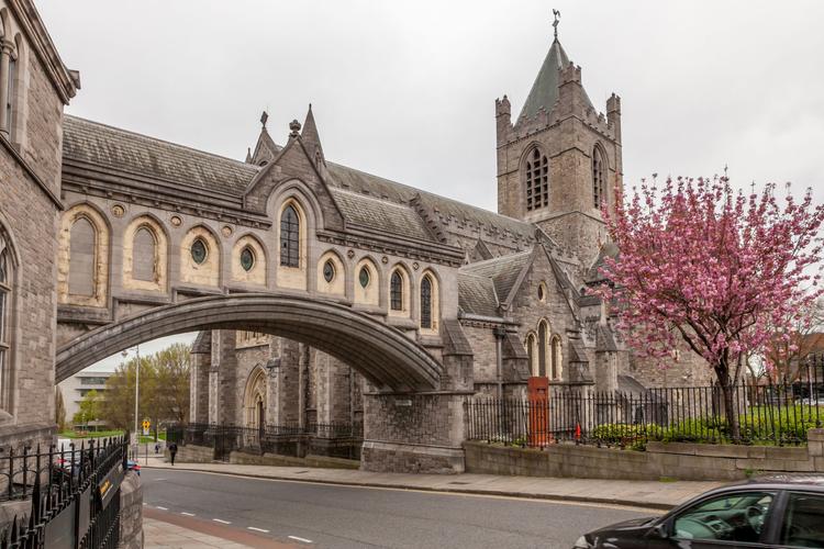 Heavenly View: Cathedral Crist Church in Dublin 