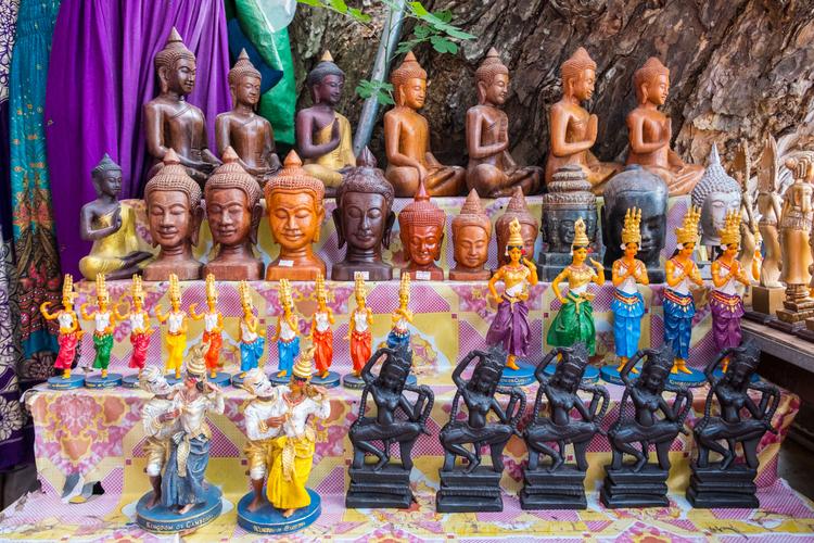 Farbenfrohe Souvenirs der Khmer! 