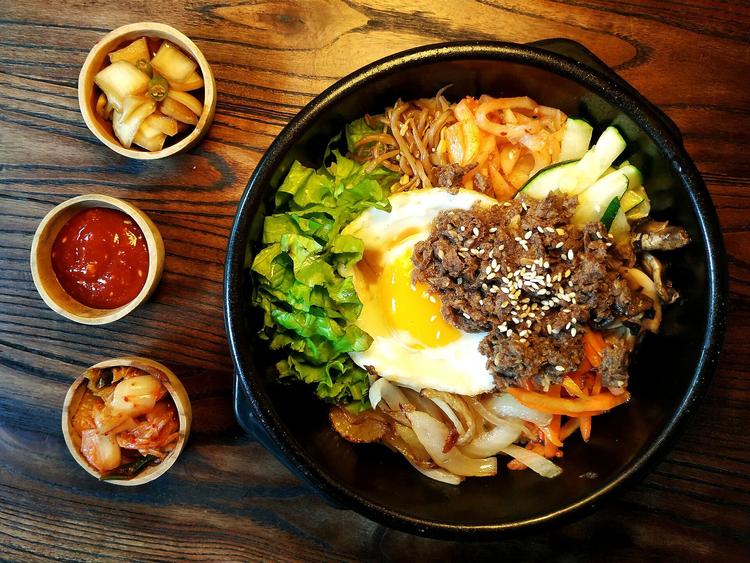 Köstliche koreanische Küche