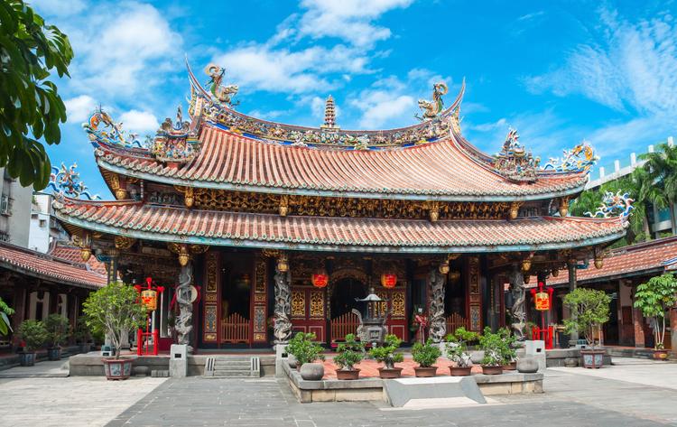Kunterbunt: Taiwans Tempel