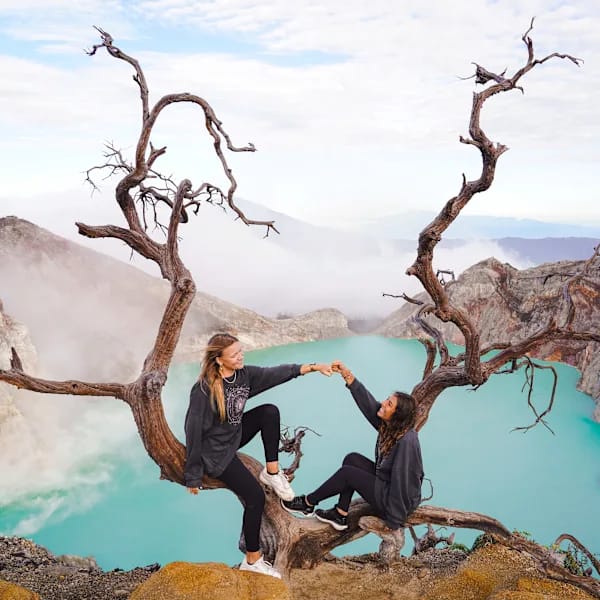 Bali and Java: Volcano hike and glamping adventure