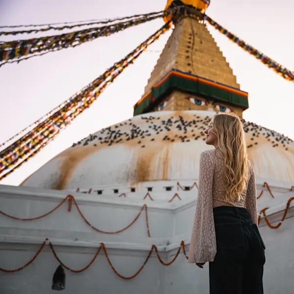 Nepal calling: Holy stupas, what a view!