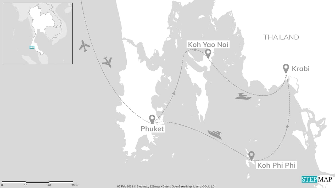 Thailand Inselhopping: Hidden Treasure & Beach Paradise