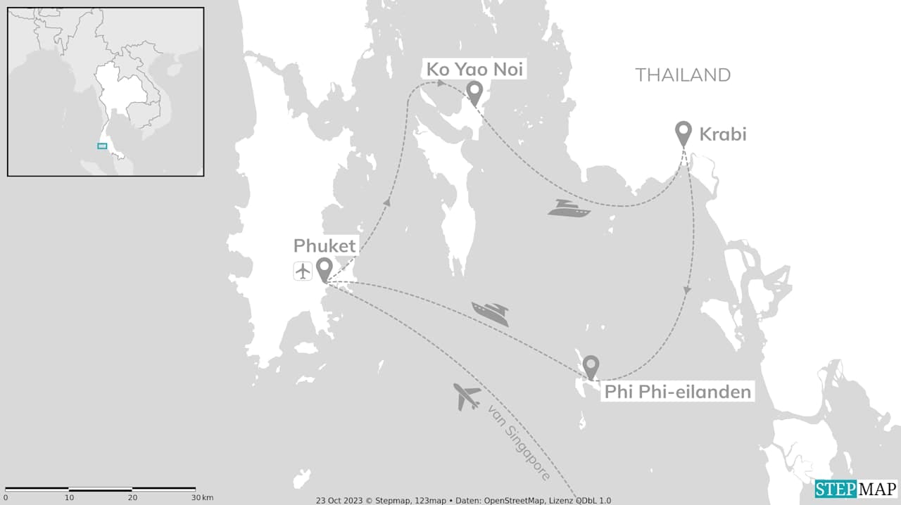 Singapore en Thailand: city lights & eiland hoppen