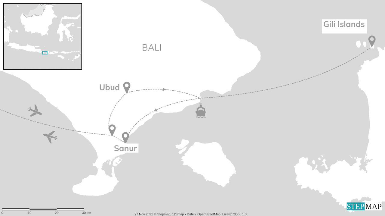 Bali Inselhopping: Zum Tanz auf dem Vulkan