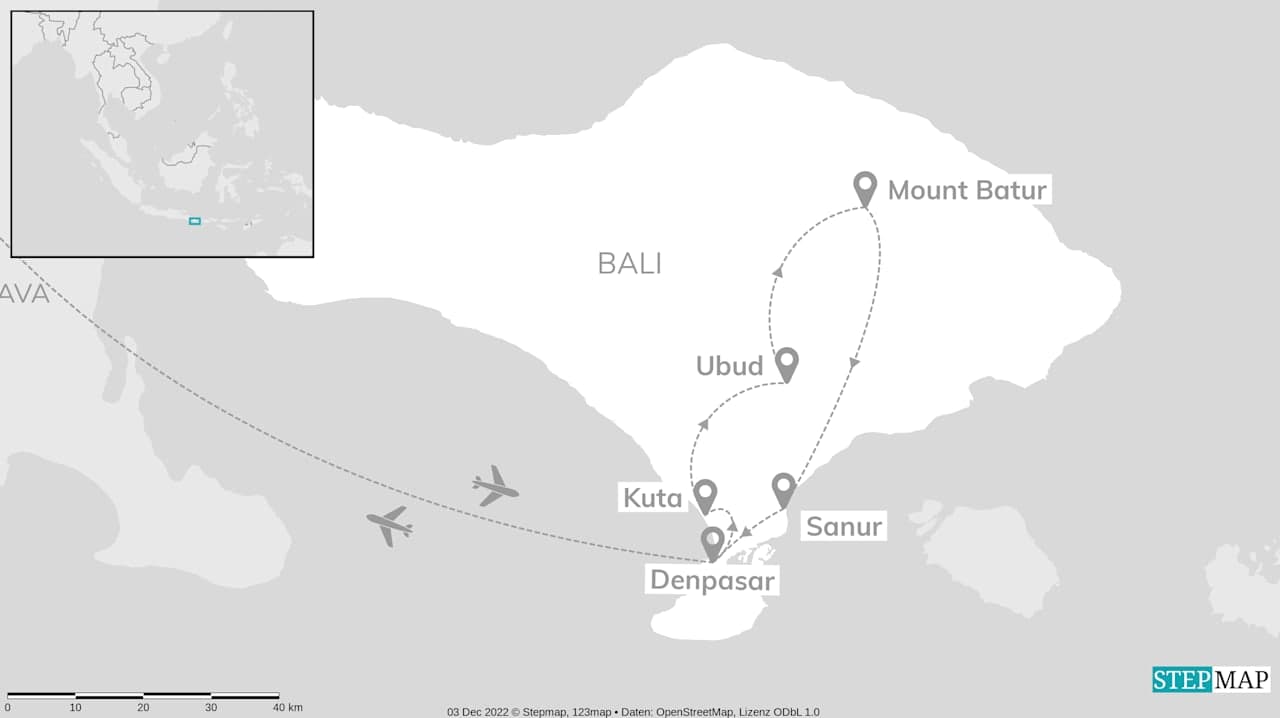 Bali with Friends: Vom Beach Life zum Sunrise Hike