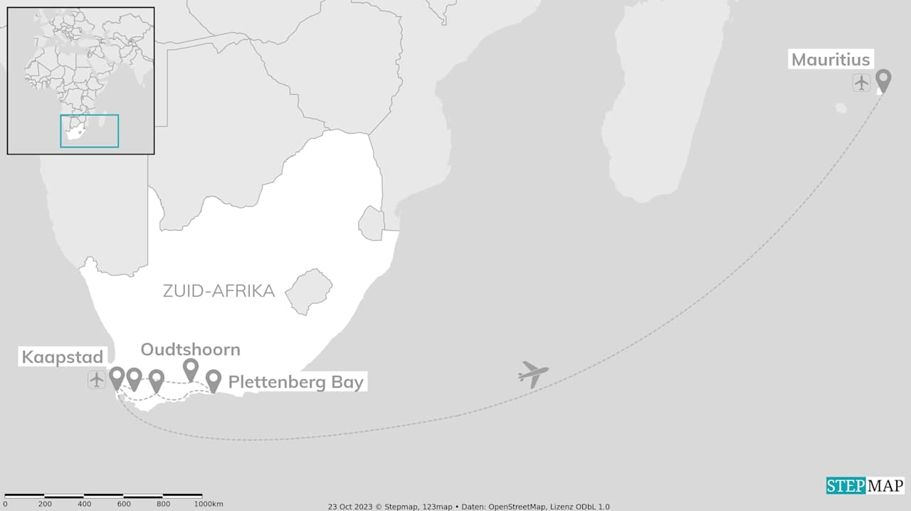 Zuid-Afrika & Mauritius: Garden Route tot eilandavontuur