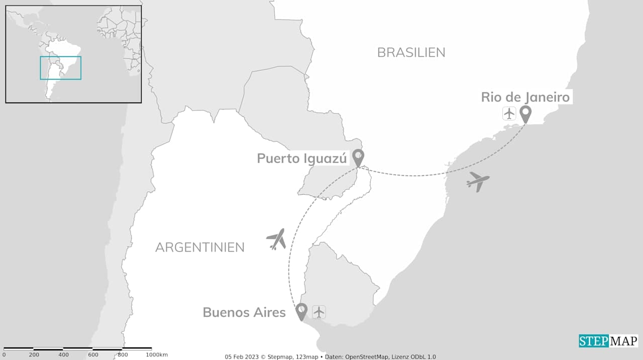 Argentinien & Brasilien: Copacabana meets Iguazú Falls