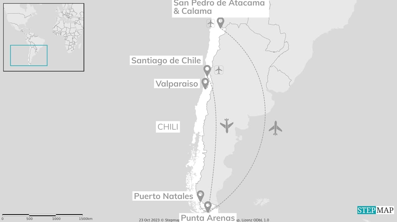 Chili roadtrip: Moon Valley and rocky towers