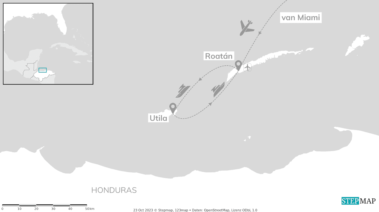 Bucketlist Honduras & Miami: Vice city goes Caribbean!