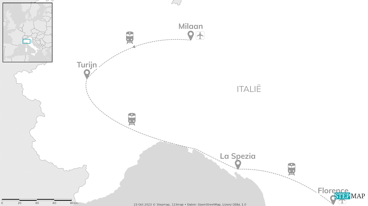 Railroad Italia: avonturen in Milaan, Turijn & Florence