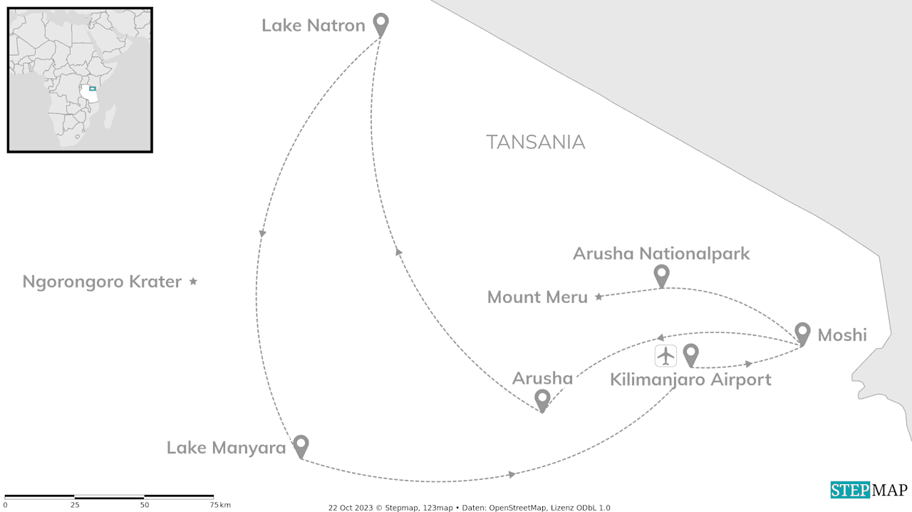 Tansania Adventure: Mount Meru Trekking trifft Safari