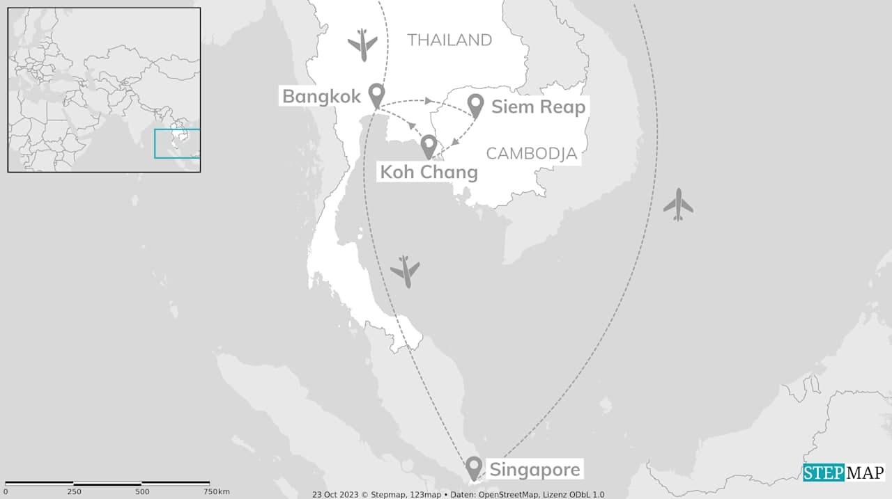 Aziatisch avontuur: Thailand, Cambodja & Singapore