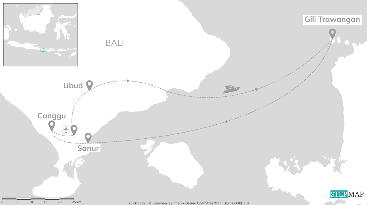 Bali & Gili: Island Adventure zu Tempeln & Traumstränden
