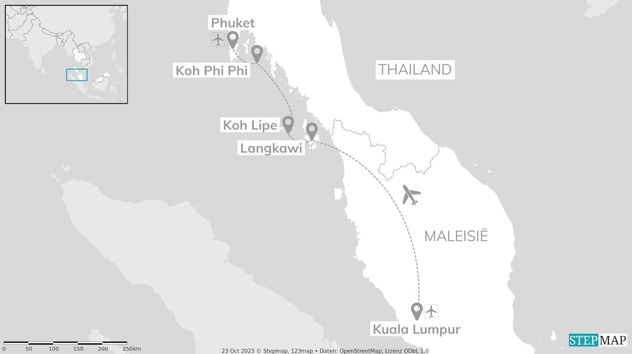 Maleisië & Thailand: van cityscapes tot eilandhoppen