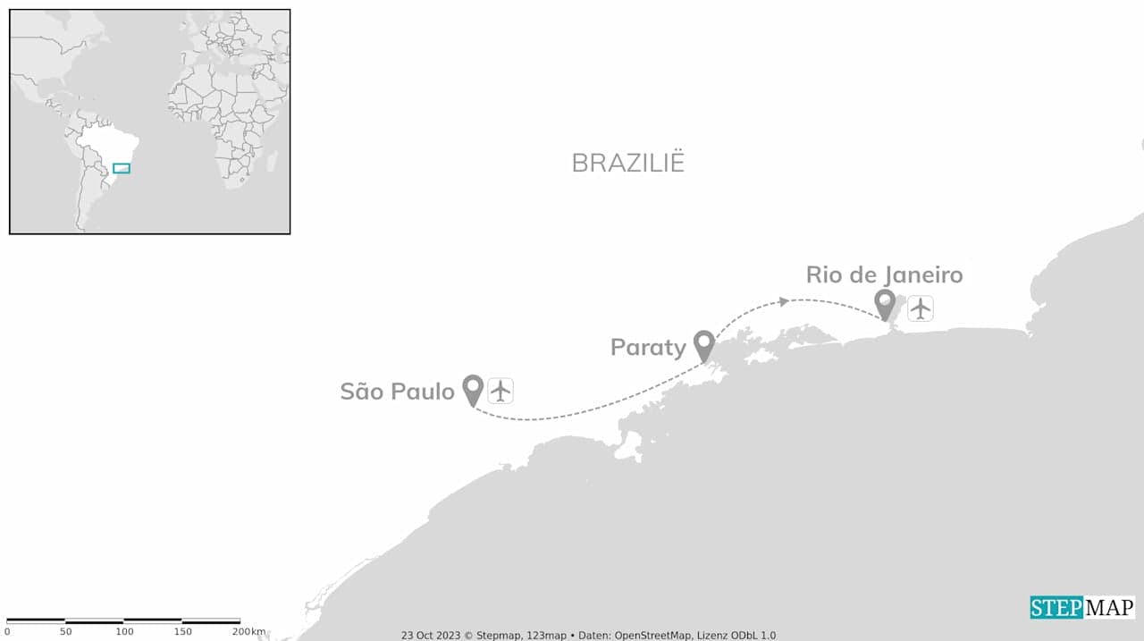 2 for 1 Brazilië: São Paulo, Paraty paradise & Rio rhythms