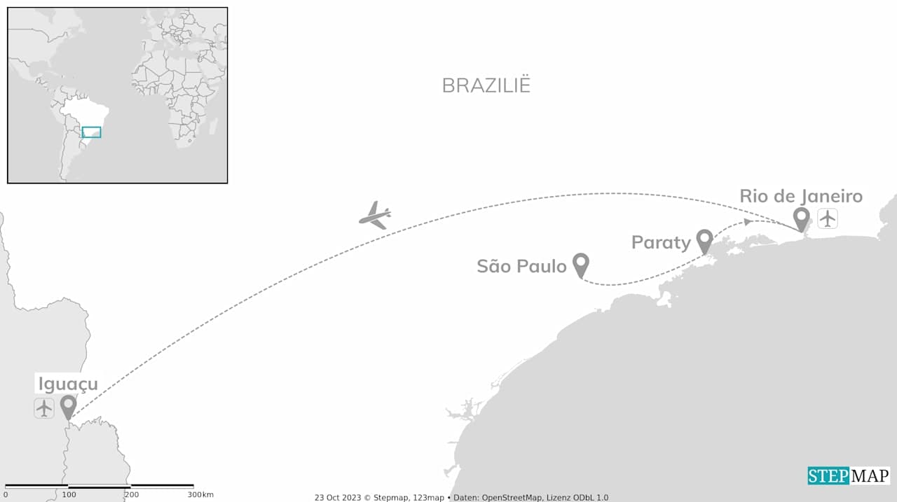 2 for 1 Brazilië: São Paulo, Rio rhythms & Iguazu Falls
