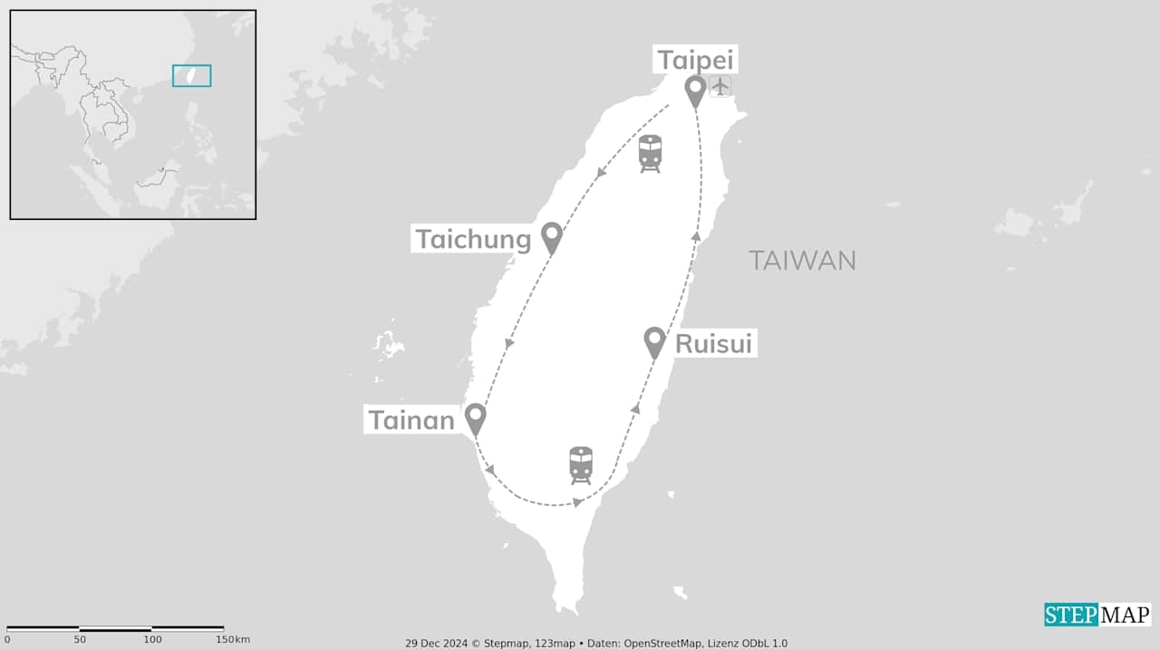 Taiwan by train: Unique sights and hidden gems