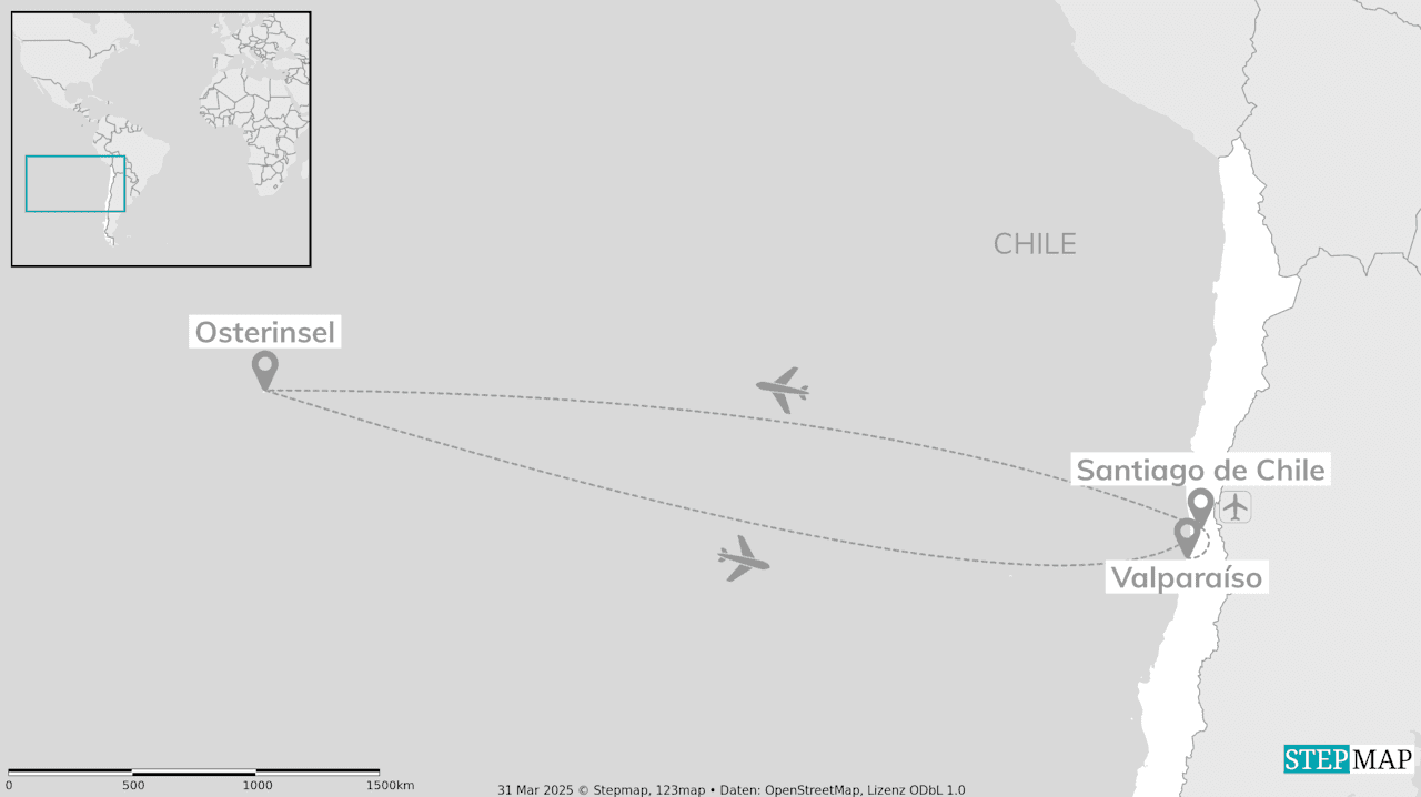 Chile & Osterinsel: Faces of History meet Colourful Cities