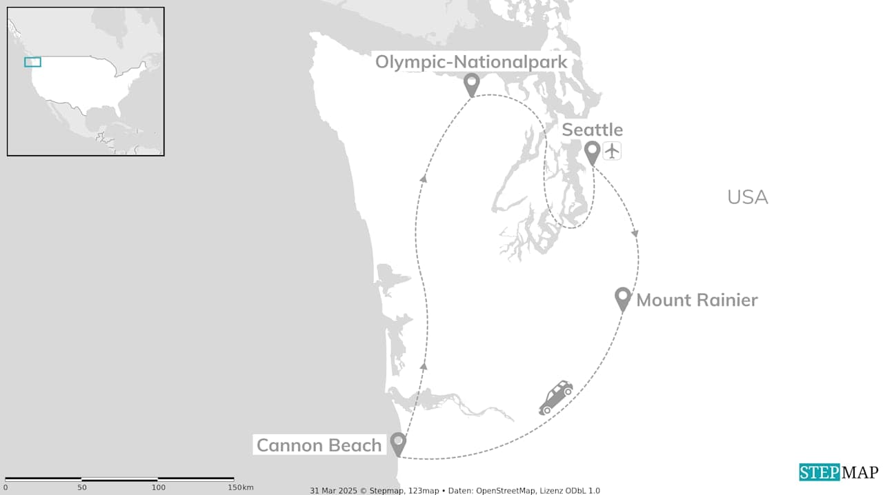 Washington Roadtrip: Seattle Sights & Olympic Mountains