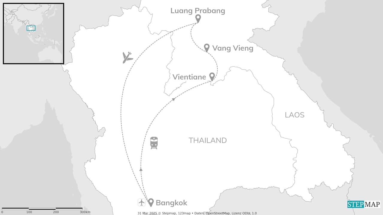 2 for 1 Laos: Bangkok buzz to Lao-vely views & Hanoi heat