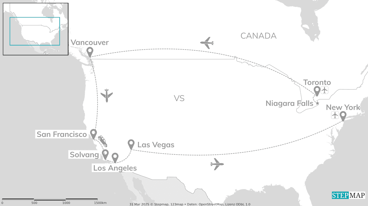 VS & Canada: Niagara Falls, roadtrip views & NYC vibes