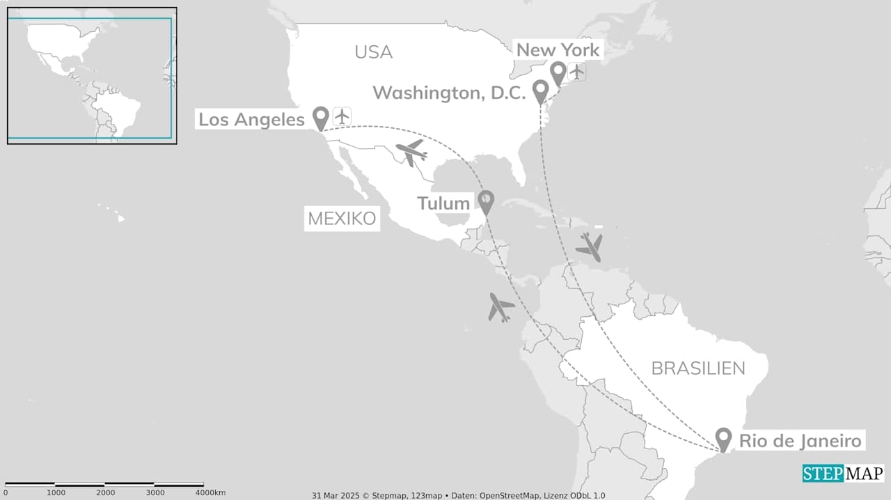 All Around America: USA Vibes, Mexico Magic & Sunny Brazil