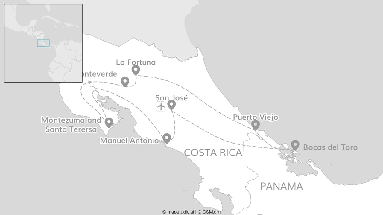 Costa Rica and Panama: Toucans and dream beaches!