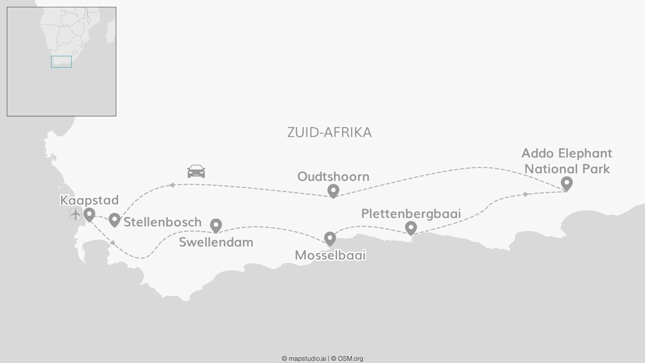 2 for 1 Zuid-Afrika: roadtrip via de Tuinroute naar wildlife