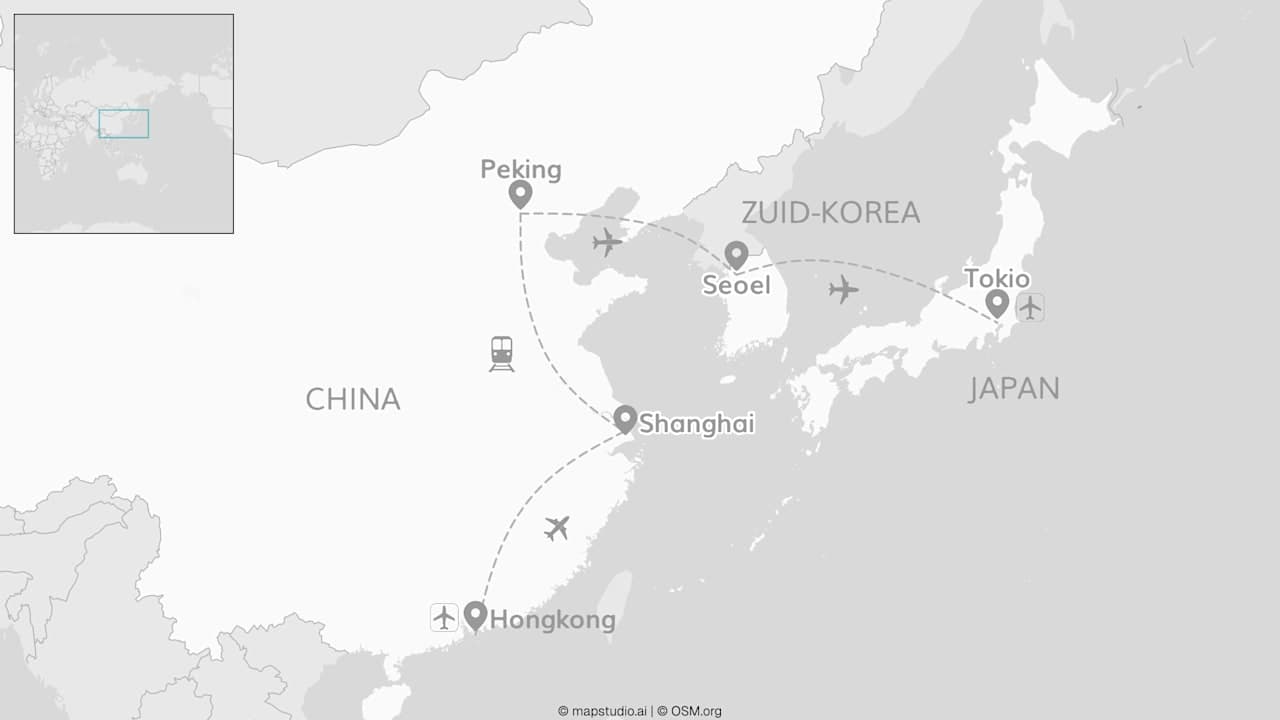 China, Zuid-Korea & Japan: van Hongkong tot wereldwonder