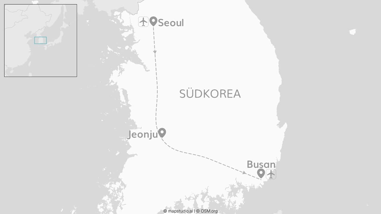 2 for 1 Südkorea: Bibimbap, Beaches & Big City Buzz