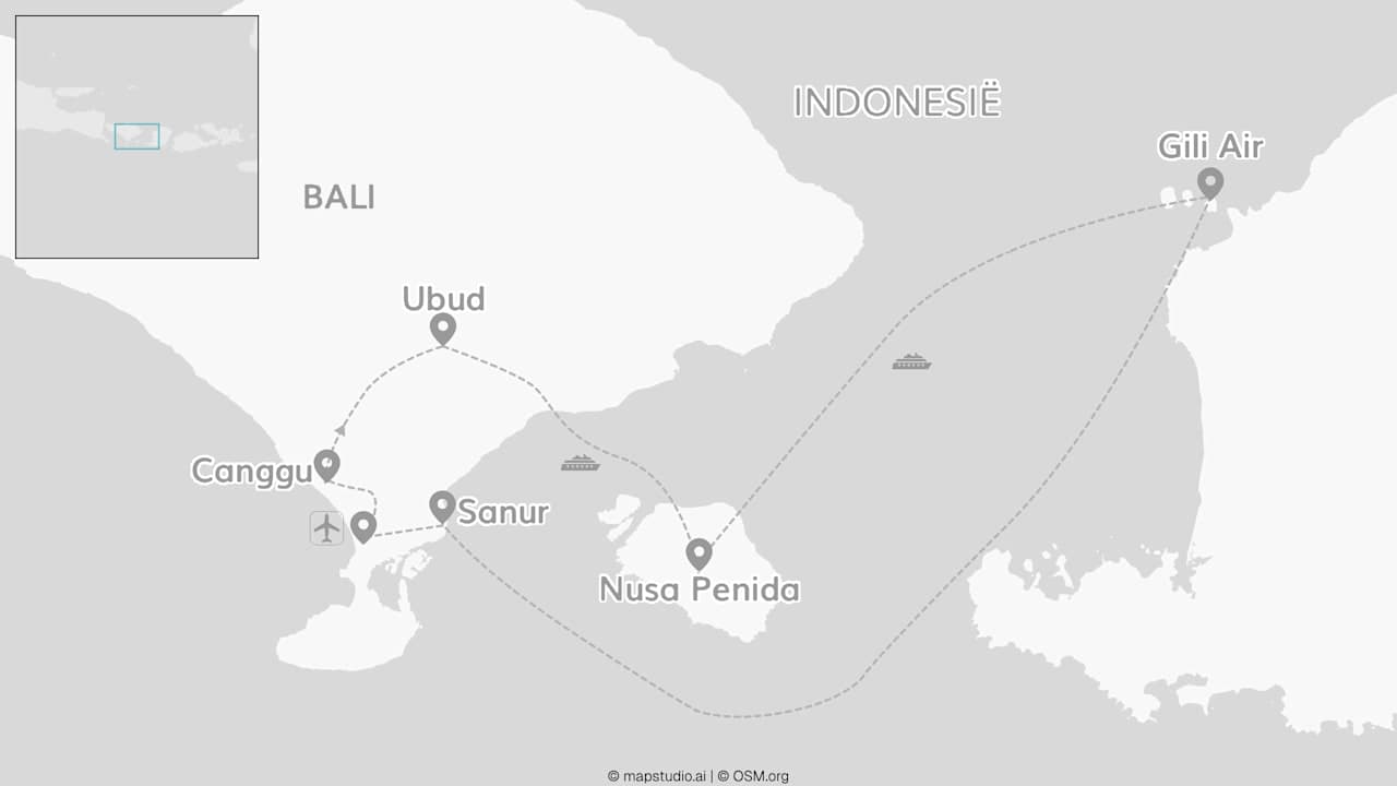 2 for 1 Bali: wilde watervallen & betoverende baaien