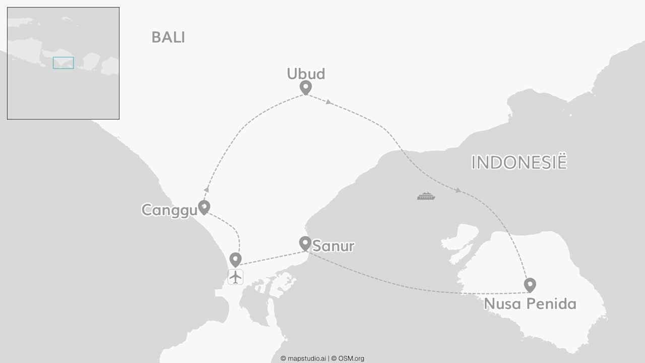 2 for 1 Bali: wilde watervallen & betoverende baaien