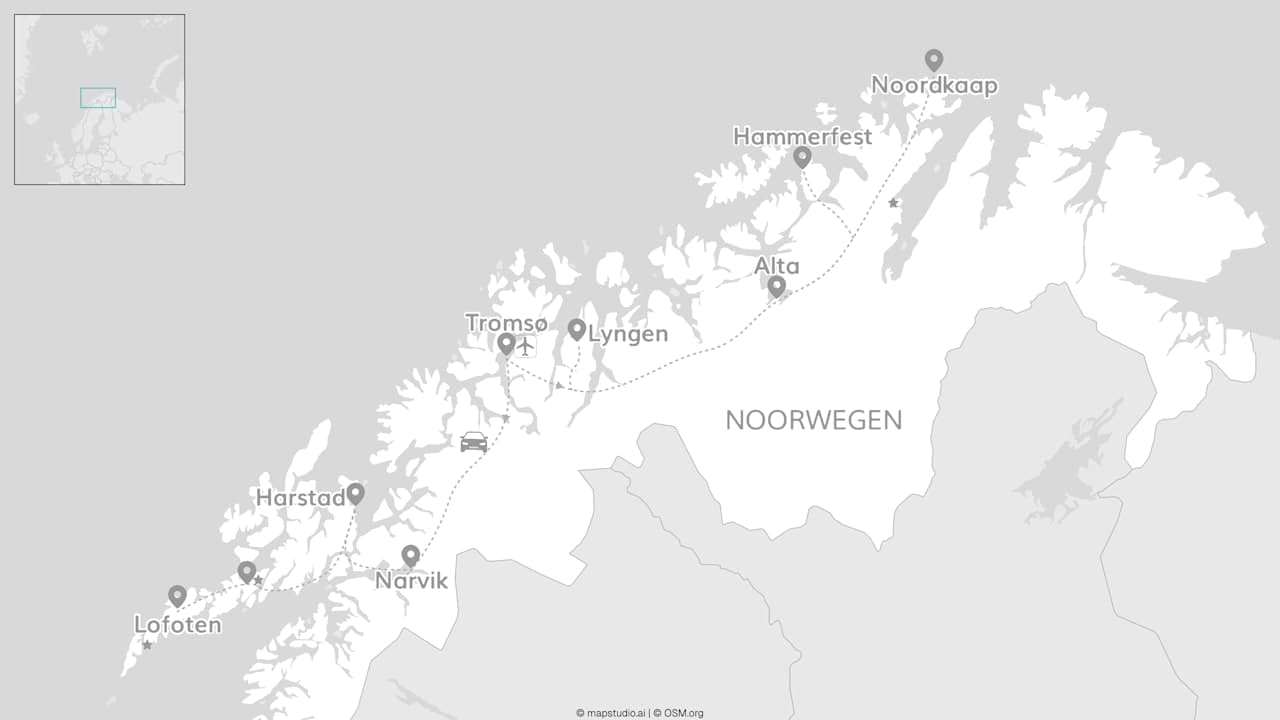 Lofoten & Noordkaap: roadtrip naar het einde van de wereld