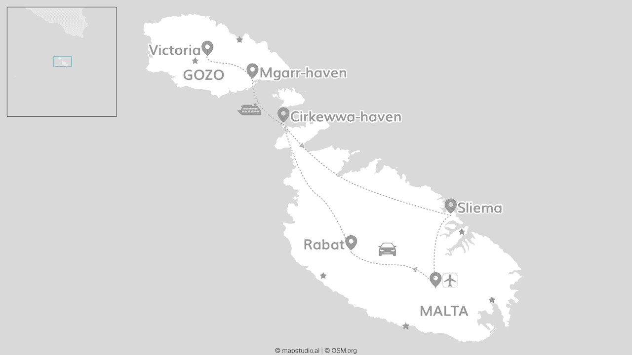 Malta & Gozo eilandhoppen: roadtrip naar blauwe lagunes