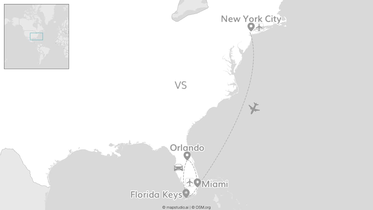 New York & Florida: van Big Apple naar Sunshine State