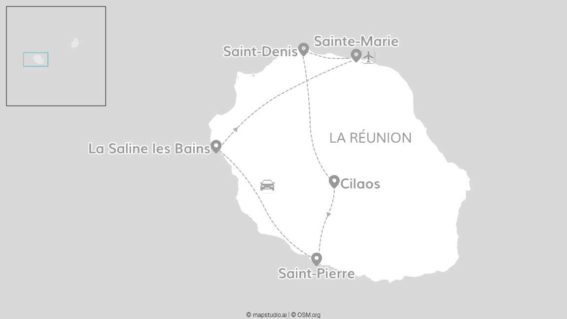 La Réunion: Road trip to volcanic adventures