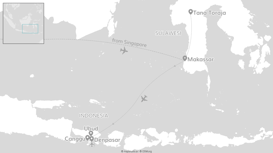 Indonesia Intense: From Sulawesi's local life to Bali's paradise