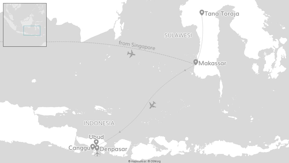 Indonesia Intense: From Sulawesi's local life to Bali's paradise