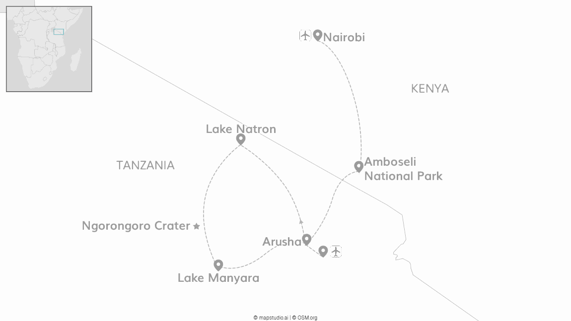 Kenya and Tanzania: Safari glamping with the Big Five