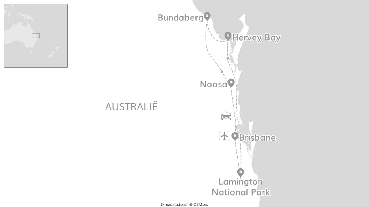 Australië roadtrip: naar zee & regenwoud via Queensland