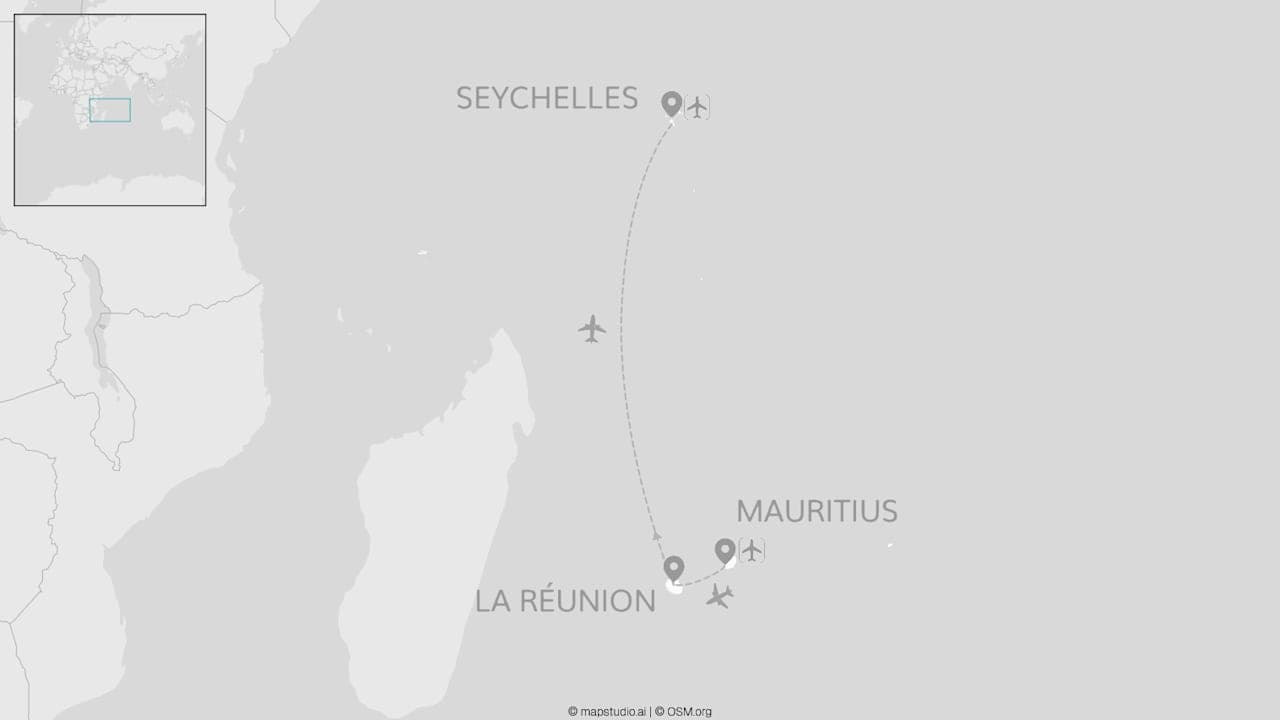 Island-hopping adventure: Mauritius, La Réunion and Seychelles